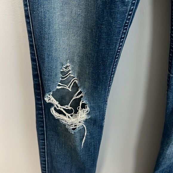 Hollister women’s juniors skinny high rise stretch jeans size 27 x 32 size 5 L - Picture 6 of 13